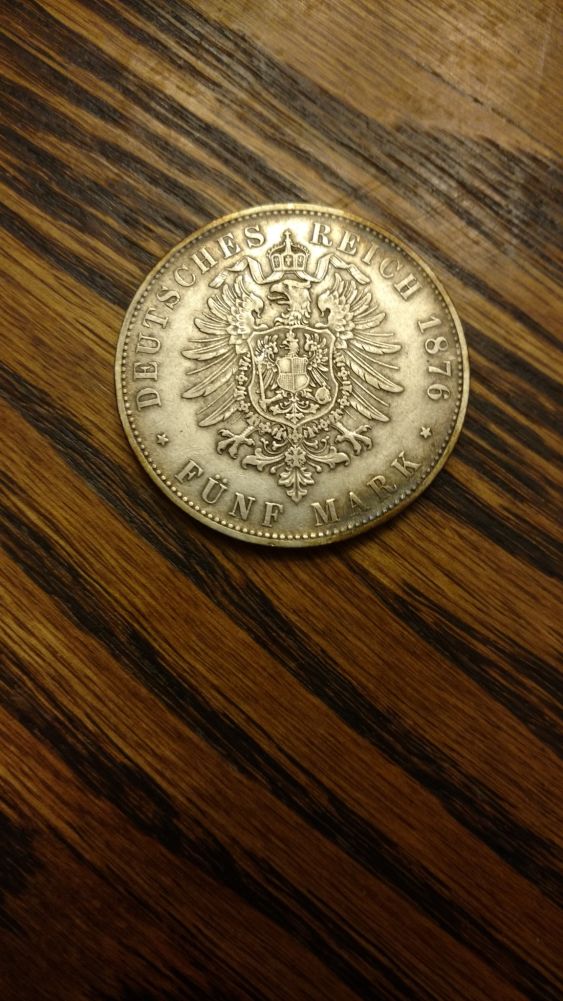 1876-Bavaria-5-Marks